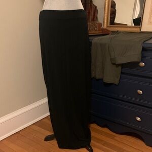 NWOT Black Maxi Skirt